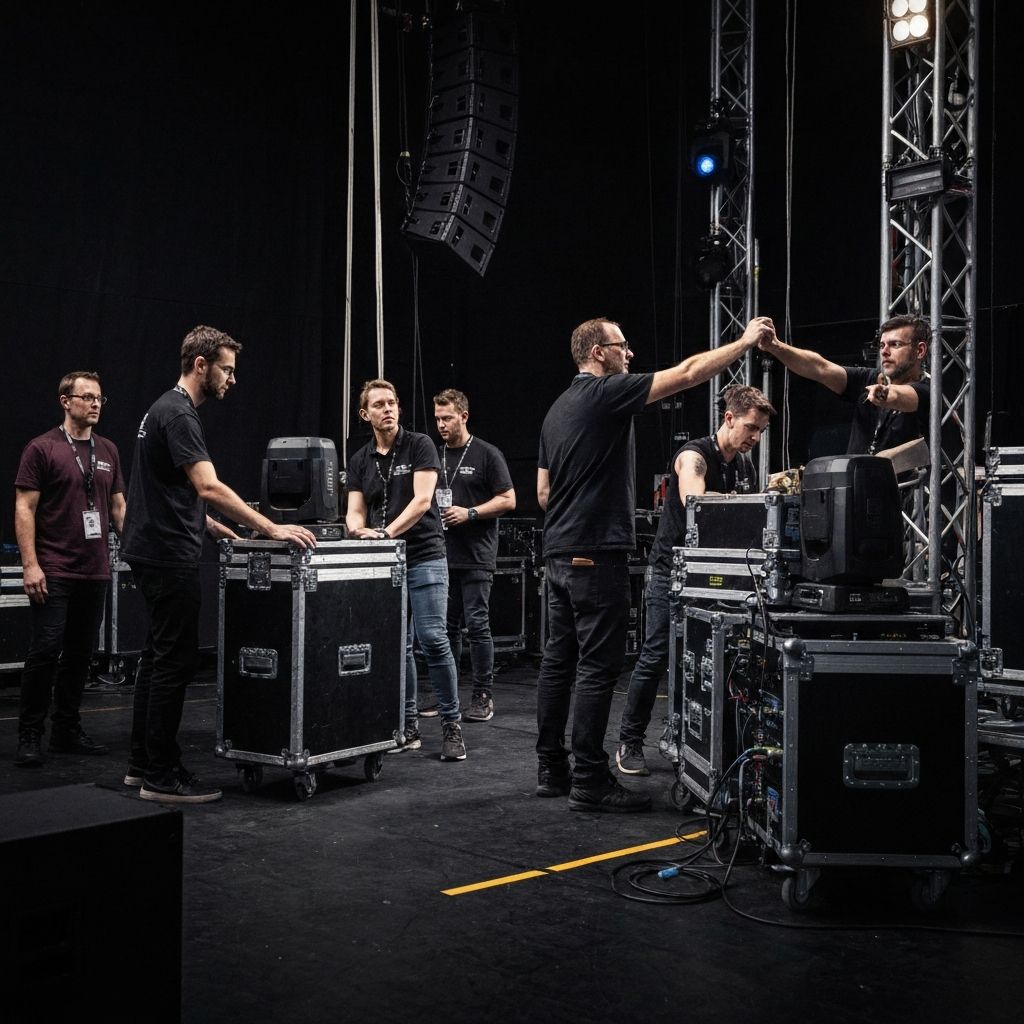 HUBBUB TICKETS team backstage